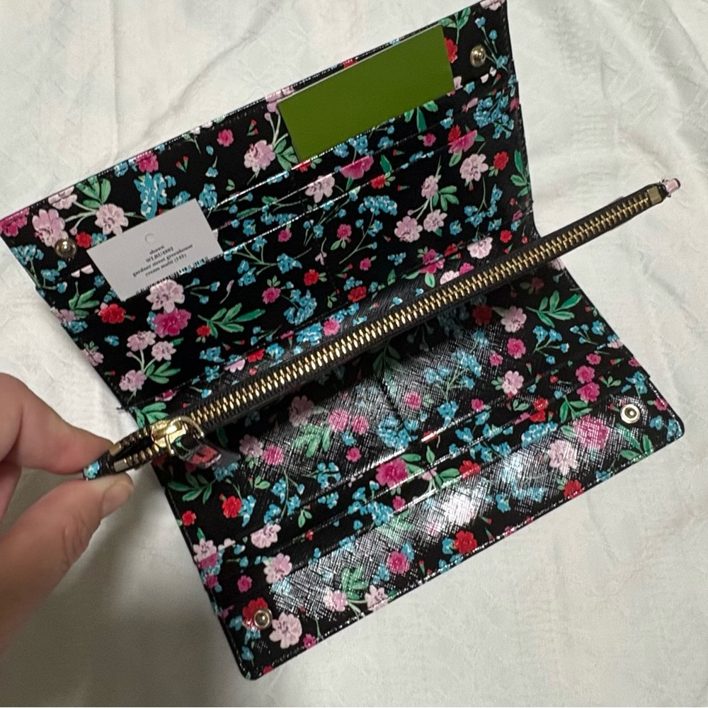 Kate Spade Floral Wallet- Multicolor - Picture 5 of 6